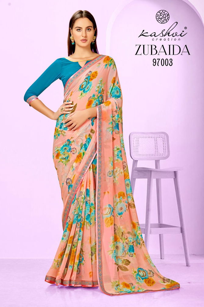 Kashvi Zubaida By Lt Fabric Georgette Sarees Catalog